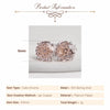 Rose Cut Pink Sterling Earrings (1.5ct)