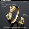 Bridal Leopard Bracelet & Ring Set