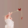 Romantic Rose Flower Hairsticks