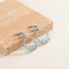 Sky Blue - Topaz Sterling Earrings (USA)