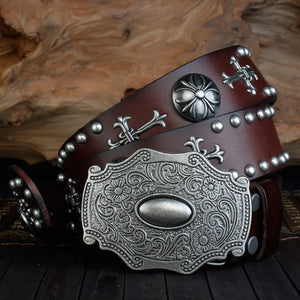 Men's Leather Harley Belts