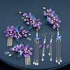 Fairy (Purple) Flower Hairpin Set