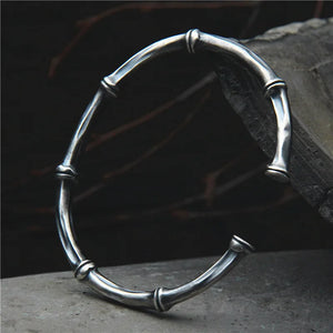 Bamboo Design - Sterling Bracelet