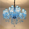 Mediterranean Blue-Crystal Chandelier