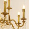 European Gold/Candle Chandelier