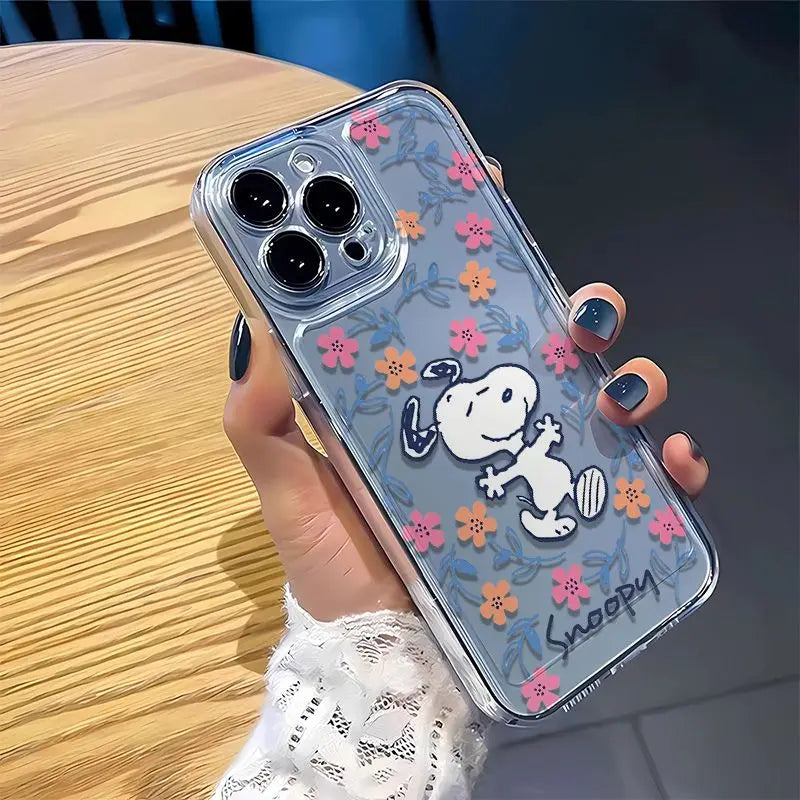 SNOOPY Happy Flower iPhone Cases