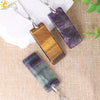 Natural Healing - Rectangle Necklace & Ring