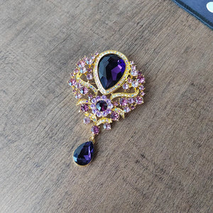 Retro Waterdrop Brooches