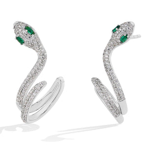 Snake S925 Moissanite Earrings
