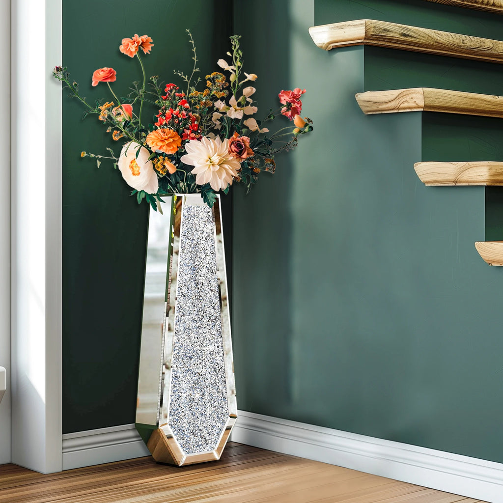 Mirror Diamond Vases (2 Styles 68CM)(USA)
