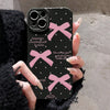 Pink Bow (God Love) iPhone Cases