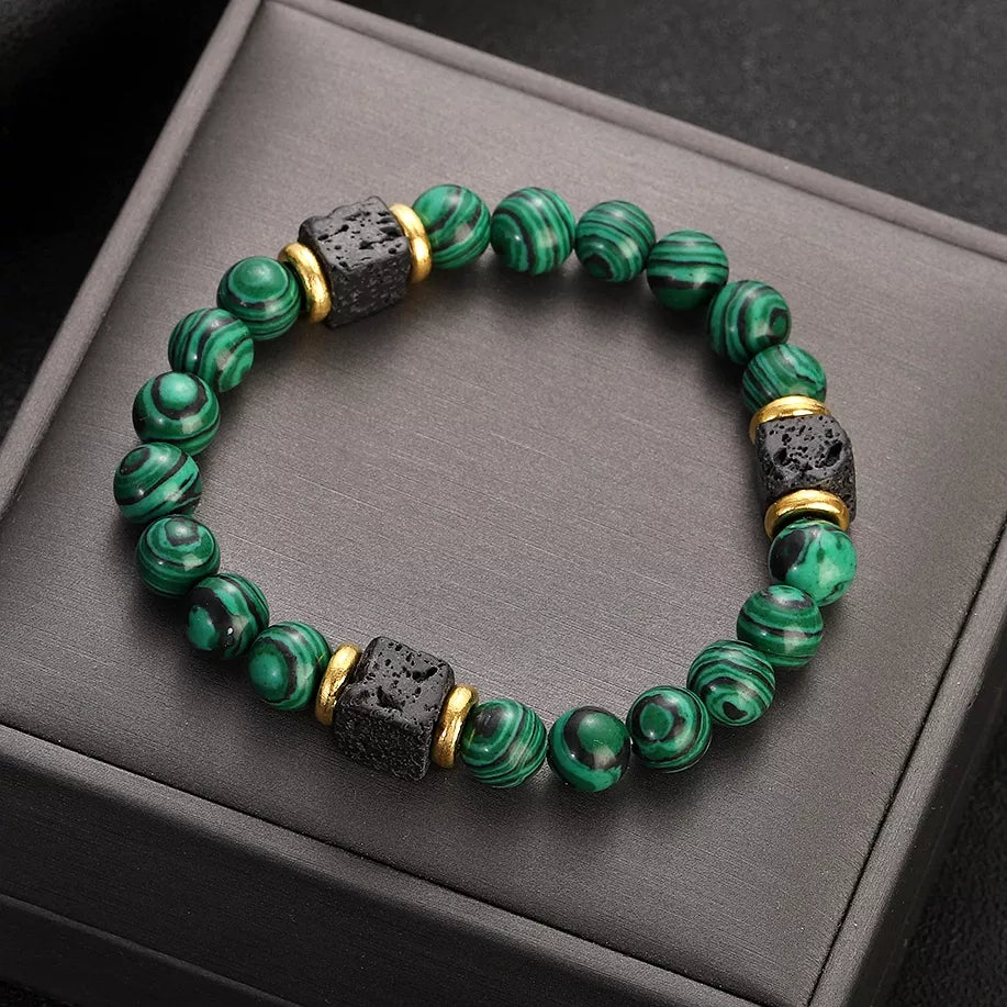 Stone Lava Bead Bracelets