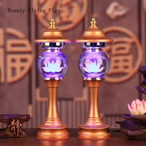 Feng Shui Lotus Candle Holders (2pcs)