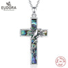 DOVE Sterling Cross Necklace