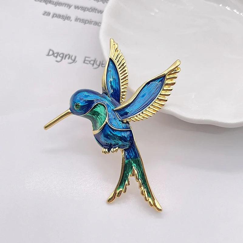 Flying Hummingbird/Animal Brooches