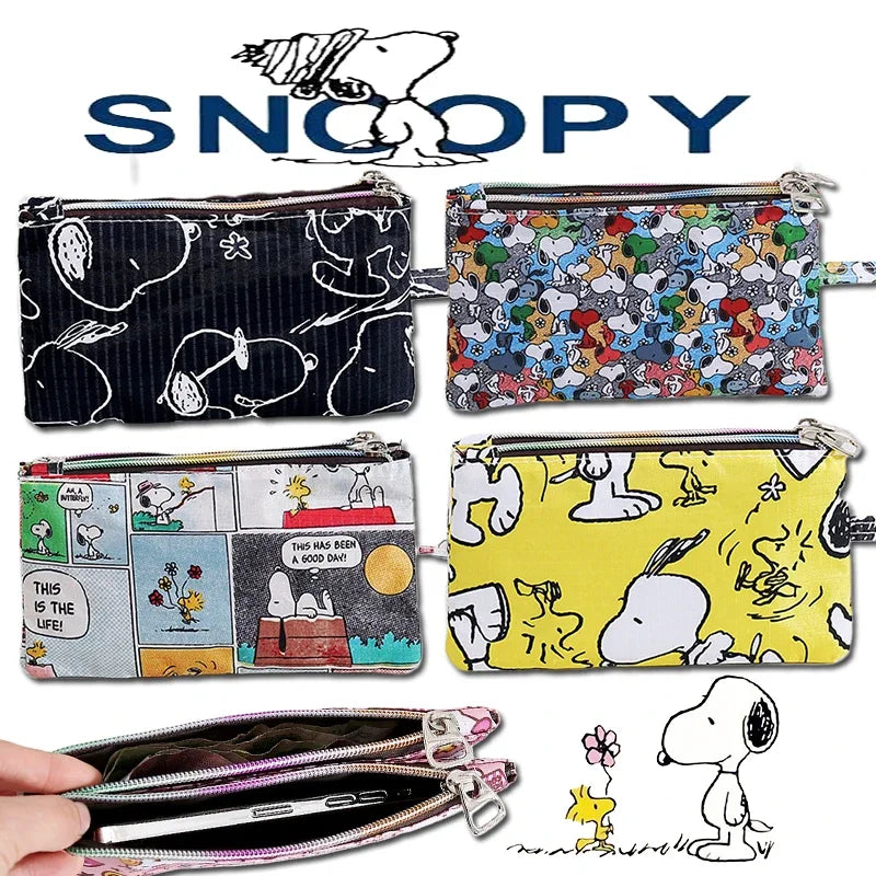 SNOOPY (Double Zipper) Waterproof Purse