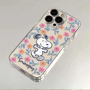 SNOOPY Happy Flower iPhone Cases