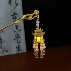 Luminous Lantern Hair Sticks