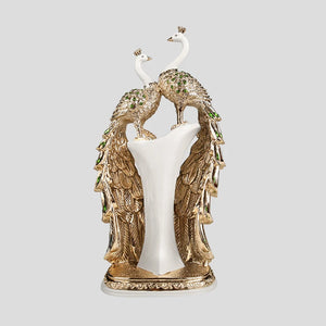 Peacock Home Decor Statue