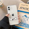 SNOOPY iPhone Cases (transparent)