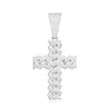 Bling/Diamond Sterling Cross Necklace