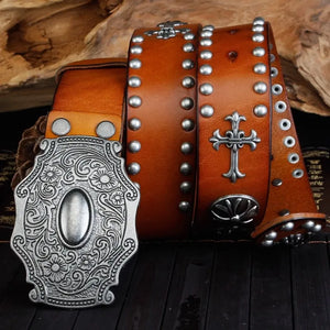 Men's Leather Harley Belts