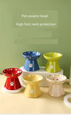 PET Ceramic (neck protector) Food Bowl (stable no-overturning)