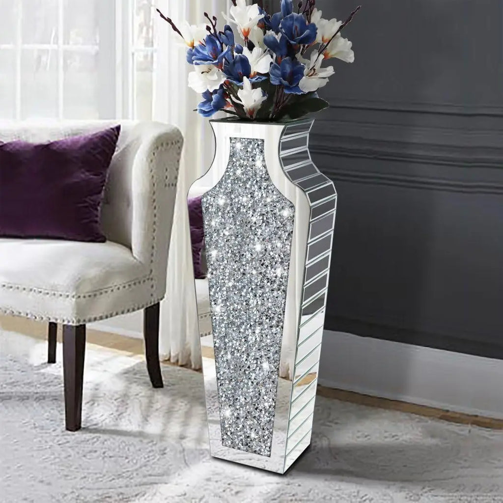 Mirror Diamond Vases (2 Styles 68CM)(USA)