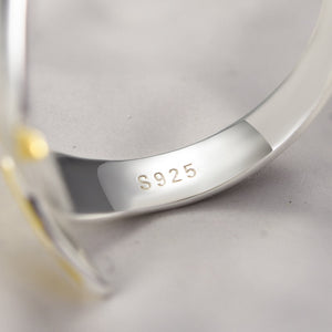 Whale 18K Gold/Sterling Ring