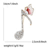 Musician Butterfly Brooch