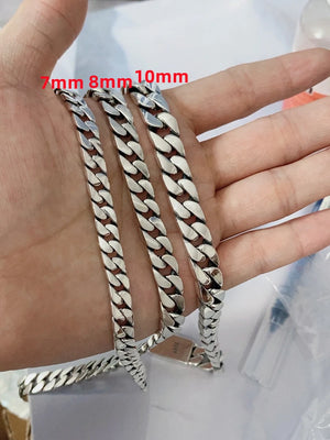 Men's Bracelet/Necklace (S925 Sterling Silver)