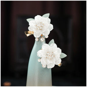 Butterfly Flower Hairclips (1pair)