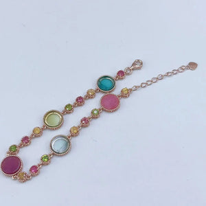 Bracelet Tourmaline (925 Sterling Silver)