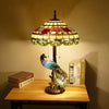 Tiffany European (Peacock) Table Lamp