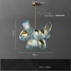Designer (Blue/Glass) Chandelier