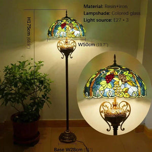 European (stained glass) Floor Lamp