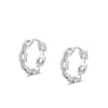Silver Chain 925 Sterling Earrings