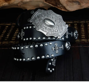 Men's Leather Harley Belts
