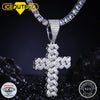 Bling/Diamond Sterling Cross Necklace