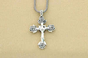 Crystal Rose S925 sterling Pendant