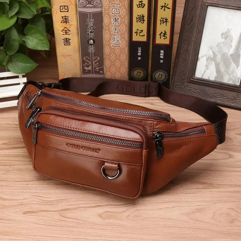 Travel Men's - Leather Waist Bag