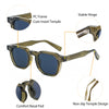 Retro Designer Polarized Sunglasses