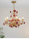 Vintage French-Rose Chandelier
