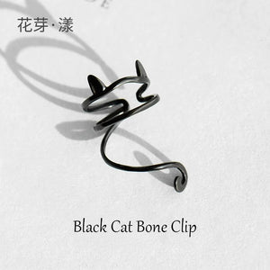 Black Cat Ear Clip