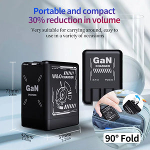 Charger Fast (GaN120W) (Retractable)