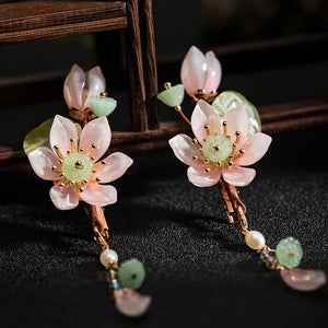 Butterfly Flower Hairclips (1pair)
