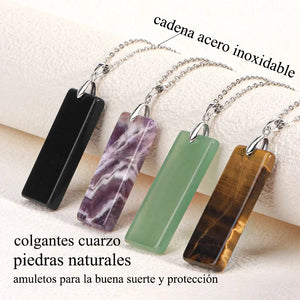 Natural Healing - Rectangle Necklace & Ring