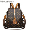 Leather Ladies (Kangaroo/Design) Backpack