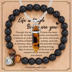 Amethyst Stress Relief (2pcs/set) Necklace/Bracelet