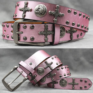 Cross/Cowboy/Stud Leather Belts